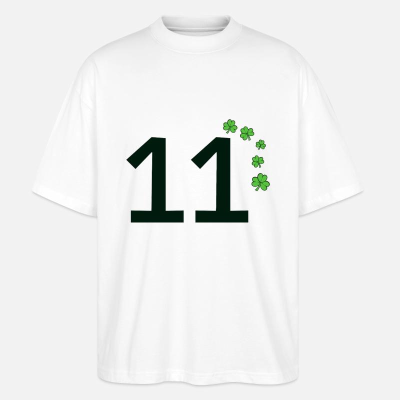 11 - Stanley/Stella Oversized Unisex Bio T-Shirt Blaster 2.0 - Weiß