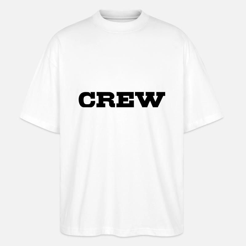 Crew - T-shirt bio Blaster 2.0 coupe oversize Stanley/Stella Unisexe - blanc