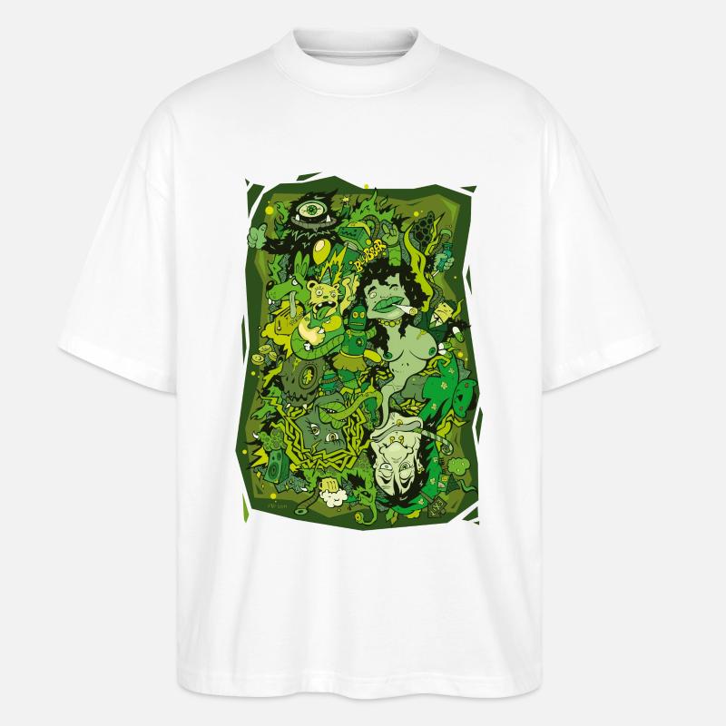 lsd_absinth - Stanley/Stella Oversized Unisex Bio T-Shirt Blaster 2.0 - Weiß