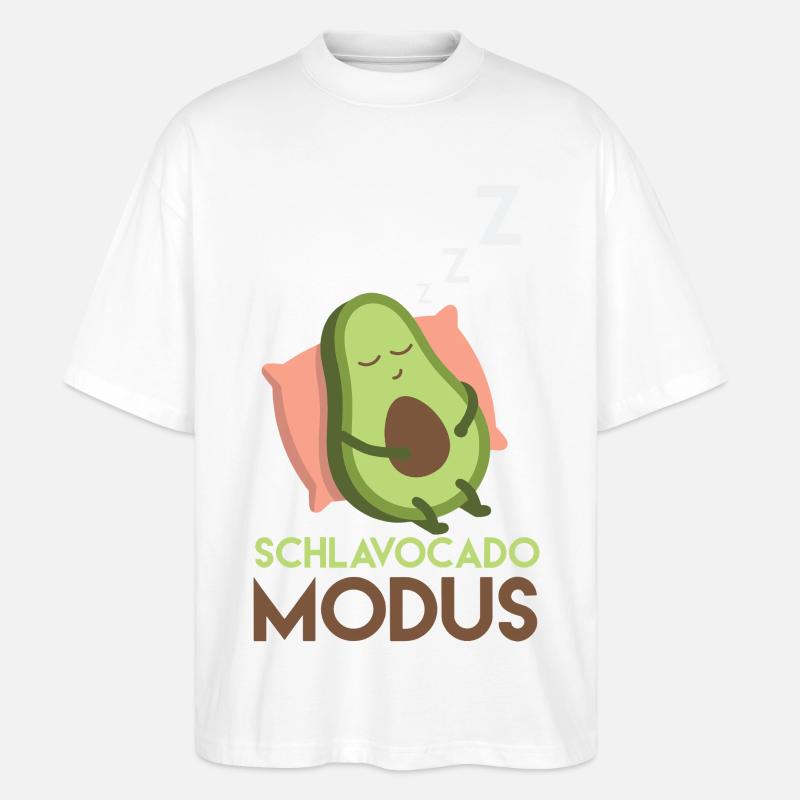 Schlavocado Modus - Stanley/Stella Oversized Unisex Bio T-Shirt Blaster 2.0 - Weiß