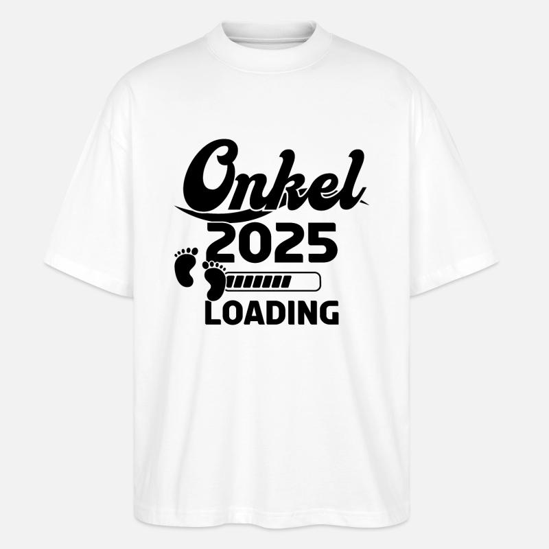 Uncle 2025 Loading - Stanley/Stella Oversized Unisex Organic T-shirt Blaster 2.0 - white