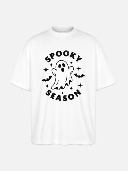 Saison effrayante - T-shirt bio Blaster 2.0 coupe oversize Stanley/Stella Unisexe - blanc