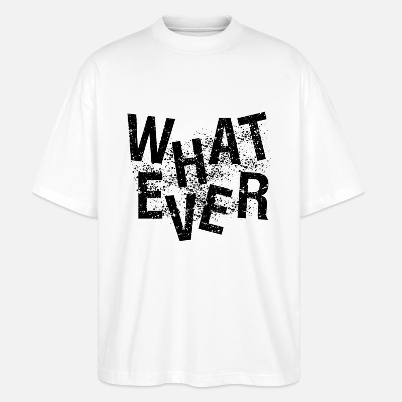 whatever - Stanley/Stella Oversized Unisex Bio T-Shirt Blaster 2.0 - Weiß