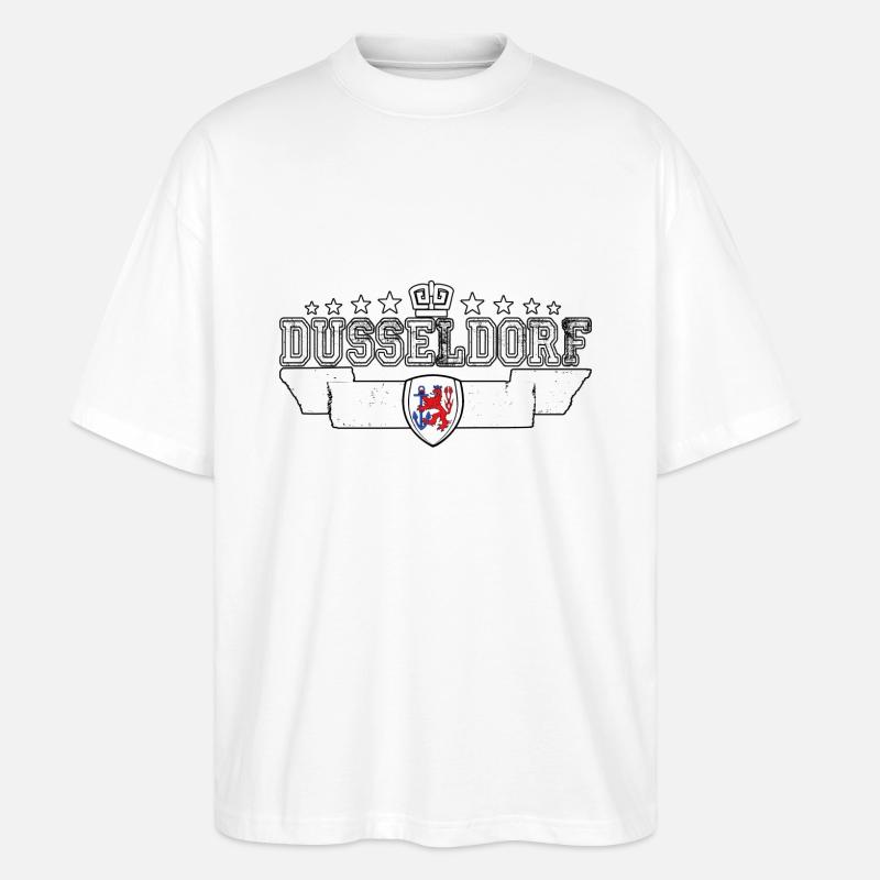 Düsseldorf - Stanley/Stella Oversized Unisex Bio T-Shirt Blaster 2.0 - Weiß