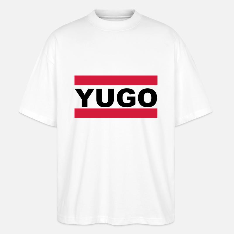 YUGO - Stanley/Stella Oversized Unisex Bio T-Shirt Blaster 2.0 - Weiß
