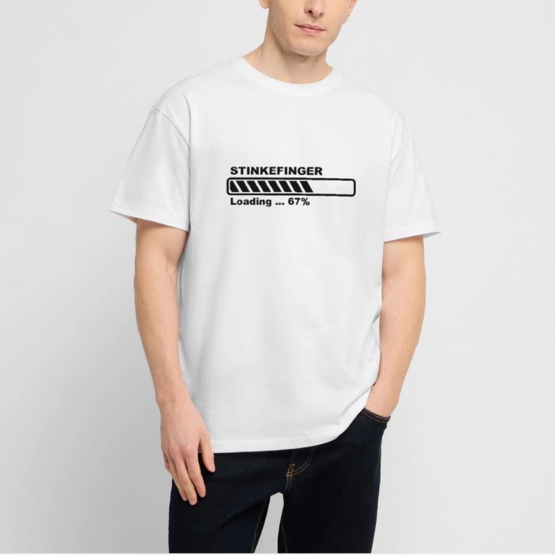 The Finger is loading - progress bar! Stanley/Stella Oversized Unisex Organic T-shirt Blaster 2.0