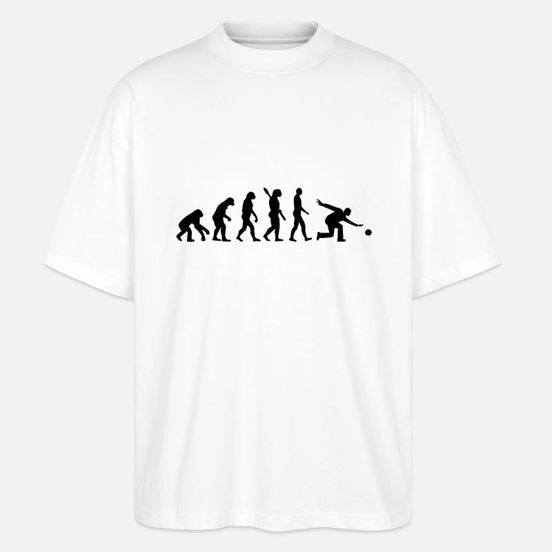 Evolution Bowling - Stanley/Stella Oversized Unisex Organic T-shirt Blaster 2.0 - white