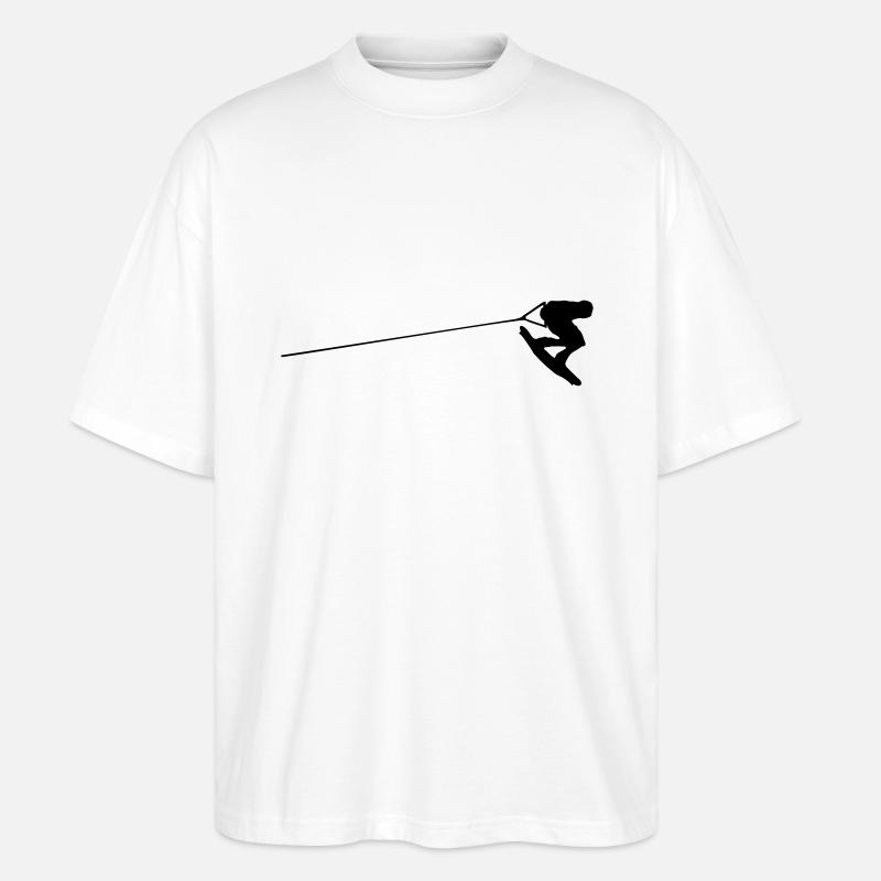 wakeboarder - Stanley/Stella Oversized Unisex Bio T-Shirt Blaster 2.0 - Weiß