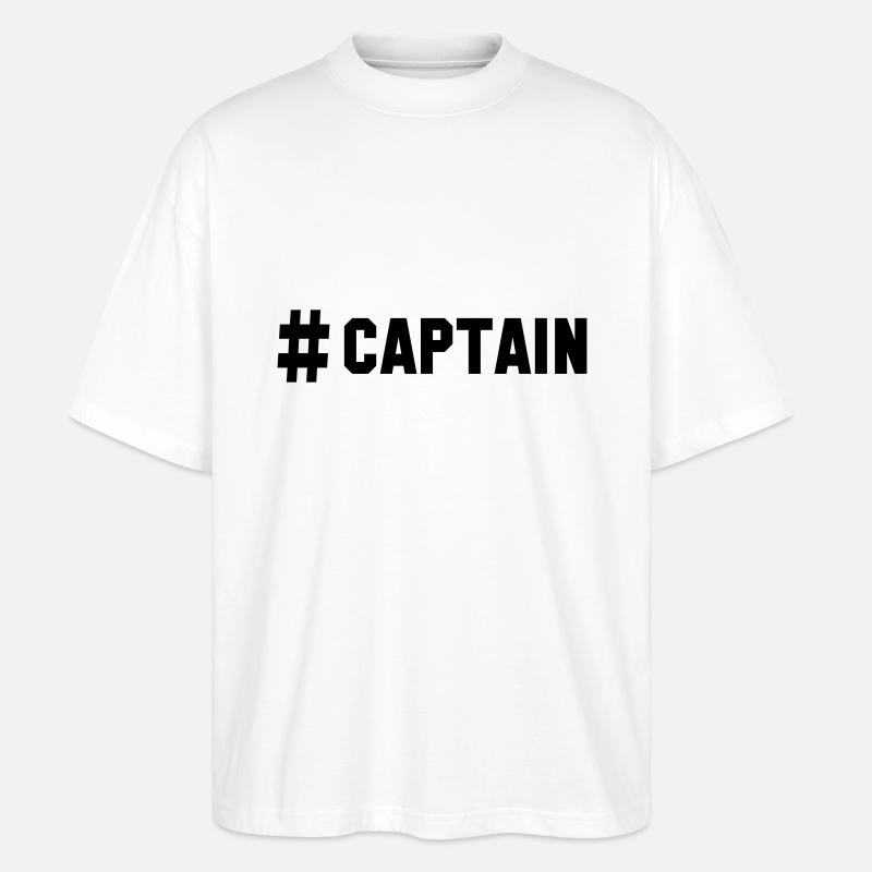# captain - Stanley/Stella Oversized Unisex Bio T-Shirt Blaster 2.0 - Weiß