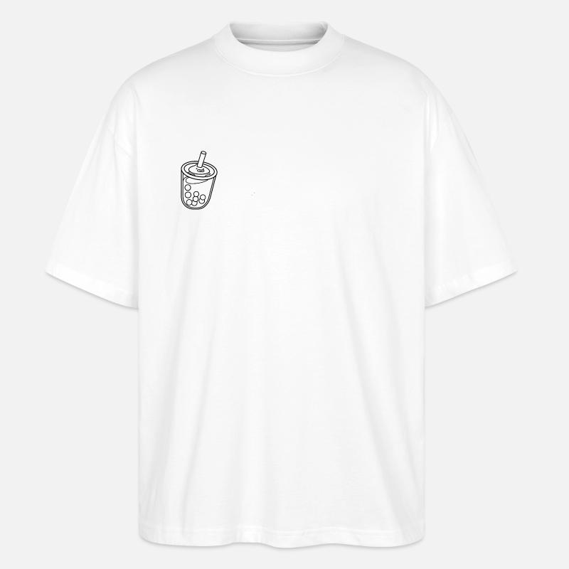 Bubble Tea - Stanley/Stella Oversized Unisex Bio T-Shirt Blaster 2.0 - Weiß