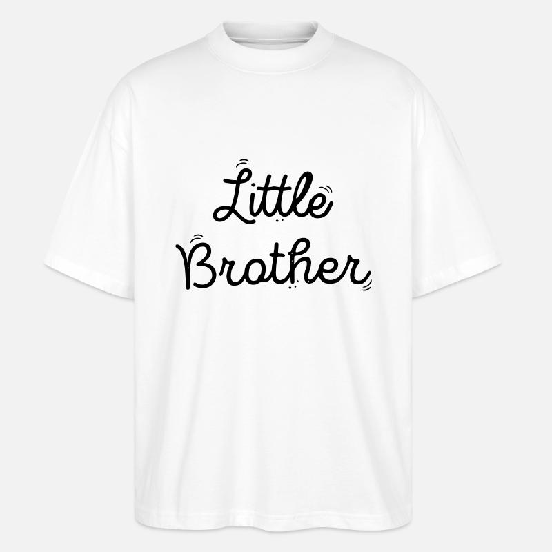 kleiner Borther - Stanley/Stella Oversized Unisex Bio T-Shirt Blaster 2.0 - Weiß
