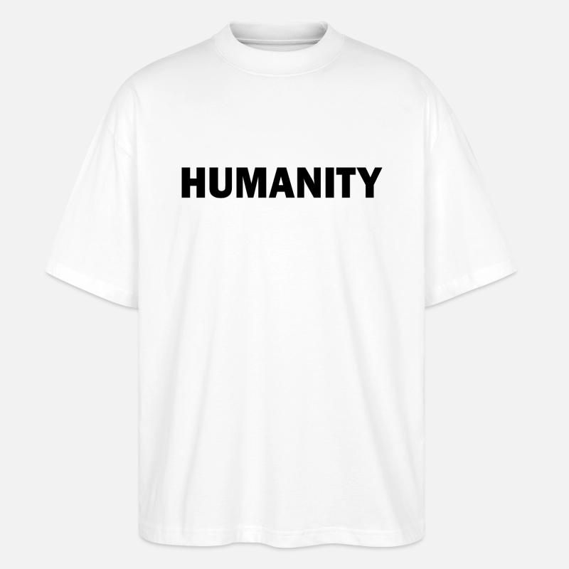 Humanity - Stanley/Stella Oversized Unisex Organic T-shirt Blaster 2.0 - white