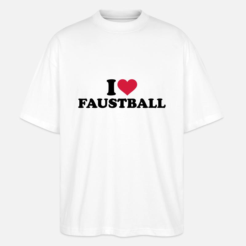 Faustball - Stanley/Stella Oversized Unisex Bio T-Shirt Blaster 2.0 - Weiß
