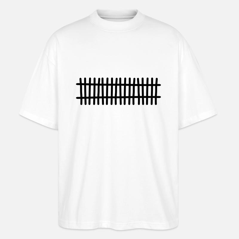 Clôture - T-shirt bio Blaster 2.0 coupe oversize Stanley/Stella Unisexe - blanc