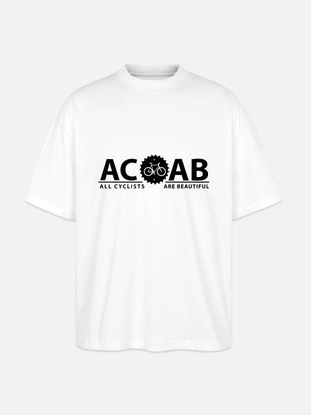 ACAB ALL CYCLISTS - T-shirt bio Blaster 2.0 coupe oversize Stanley/Stella Unisexe - blanc