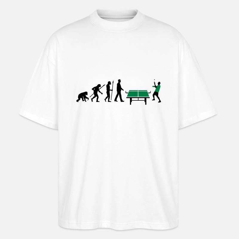 evolution_table_tennis_072012_a_2c - T-shirt bio Blaster 2.0 coupe oversize Stanley/Stella Unisexe - blanc