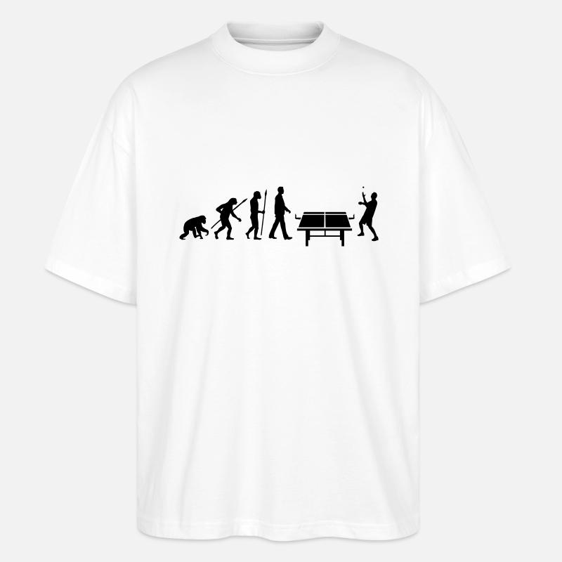 evolution_table_tennis_072012_b_1c - Stanley/Stella Oversized Unisex Bio T-Shirt Blaster 2.0 - Weiß