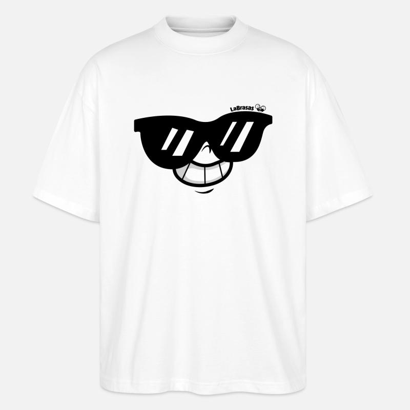 Ja! von LaBrasas - Stanley/Stella Oversized Unisex Bio T-Shirt Blaster 2.0 - Weiß