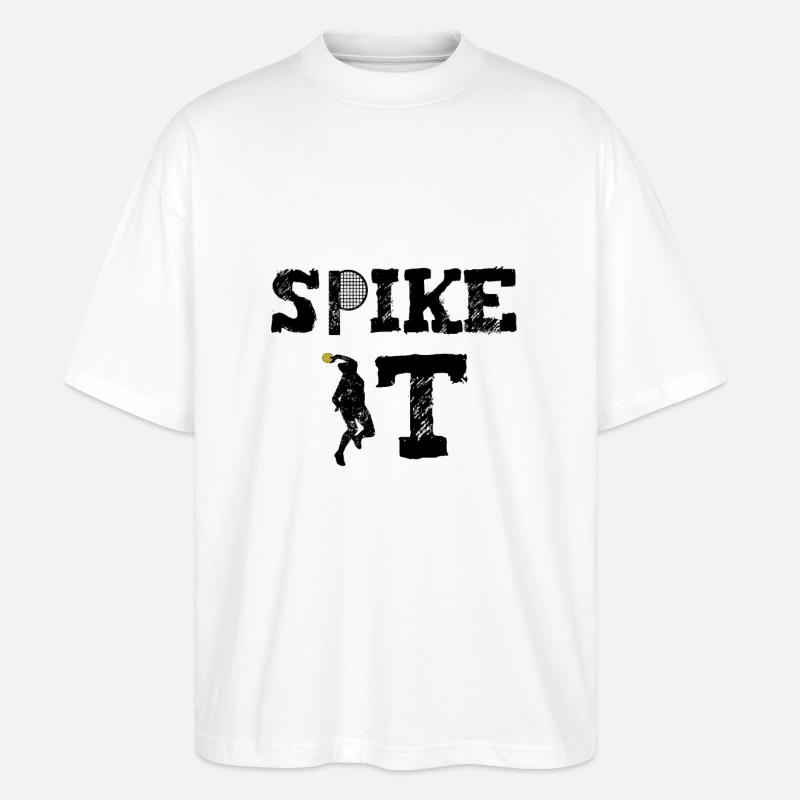 Spikeball Design - Stanley/Stella Oversized Unisex Bio T-Shirt Blaster 2.0 - Weiß