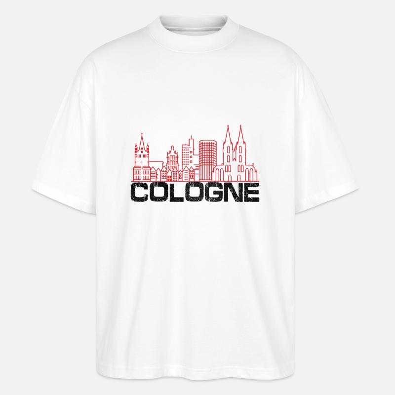 Cologne - Stanley/Stella Oversized Unisex Bio T-Shirt Blaster 2.0 - Weiß