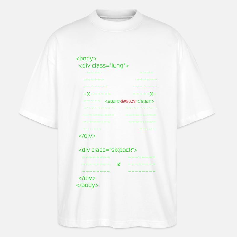 Corps HTML - T-shirt bio Blaster 2.0 coupe oversize Stanley/Stella Unisexe - blanc