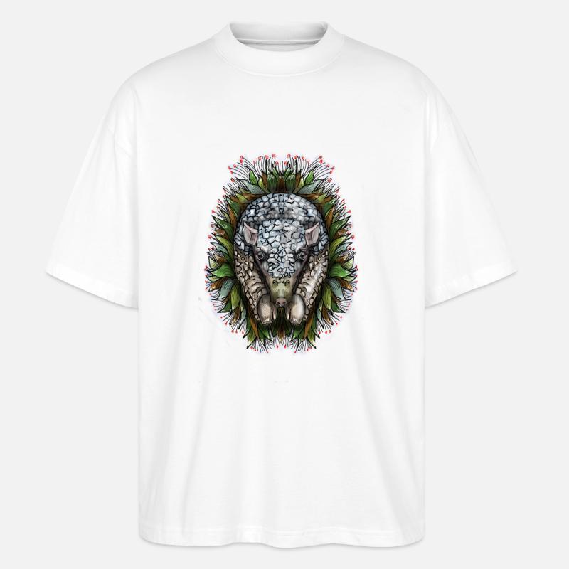 Ethel l'Aardvark par Jon Ball - T-shirt bio Blaster 2.0 coupe oversize Stanley/Stella Unisexe - blanc