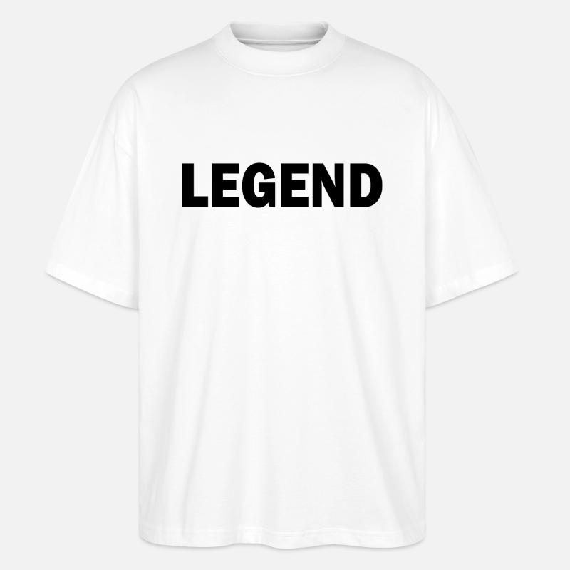 Legend - Stanley/Stella Oversized Unisex Bio T-Shirt Blaster 2.0 - Weiß