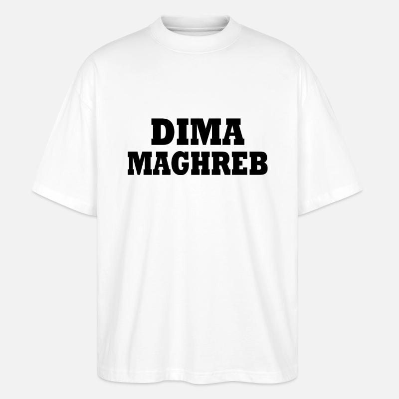 Dima maghreb - Stanley/Stella Oversized Unisex Bio T-Shirt Blaster 2.0 - Weiß