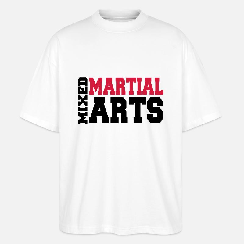 Mixed Martial Arts - Stanley/Stella Oversized Unisex Bio T-Shirt Blaster 2.0 - Weiß