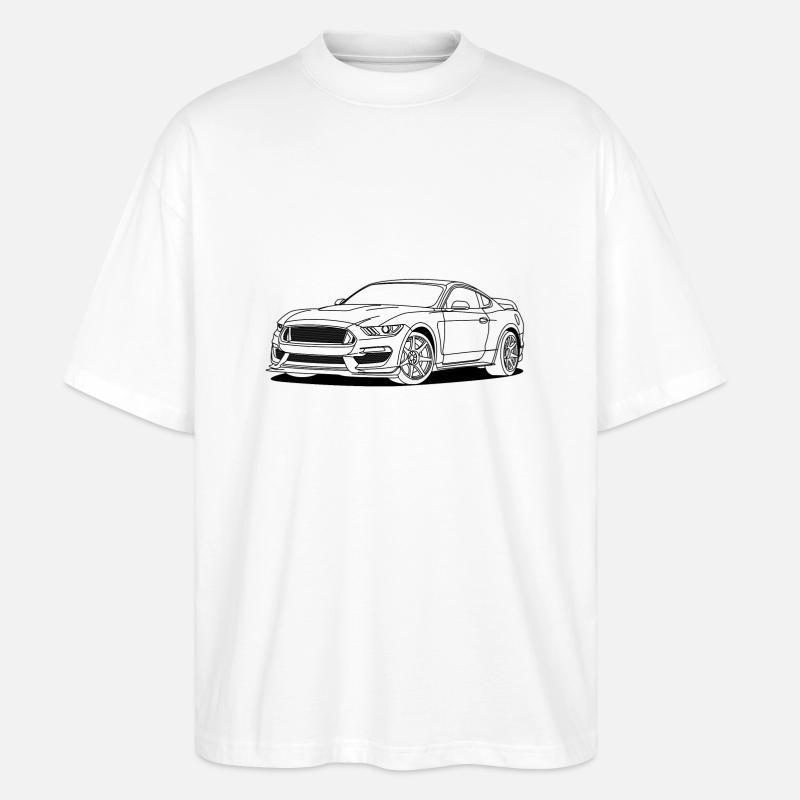 Cool Car - Stanley/Stella Oversized Unisex Bio T-Shirt Blaster 2.0 - Weiß