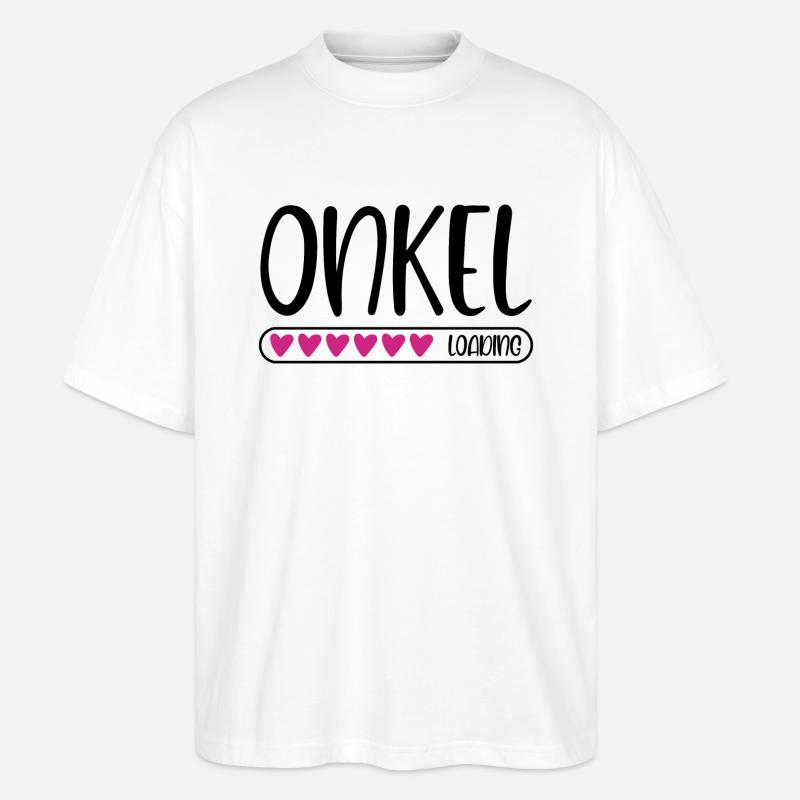 Onkel loading - Stanley/Stella Oversized Unisex Bio T-Shirt Blaster 2.0 - Weiß
