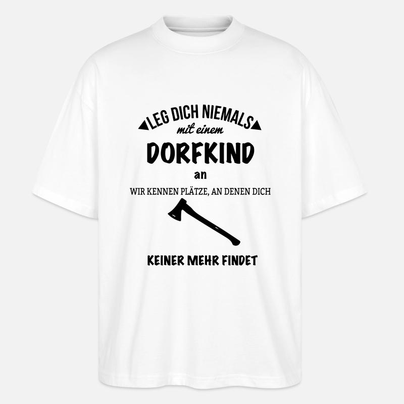 dkind - Stanley/Stella Oversized Unisex Bio T-Shirt Blaster 2.0 - Weiß