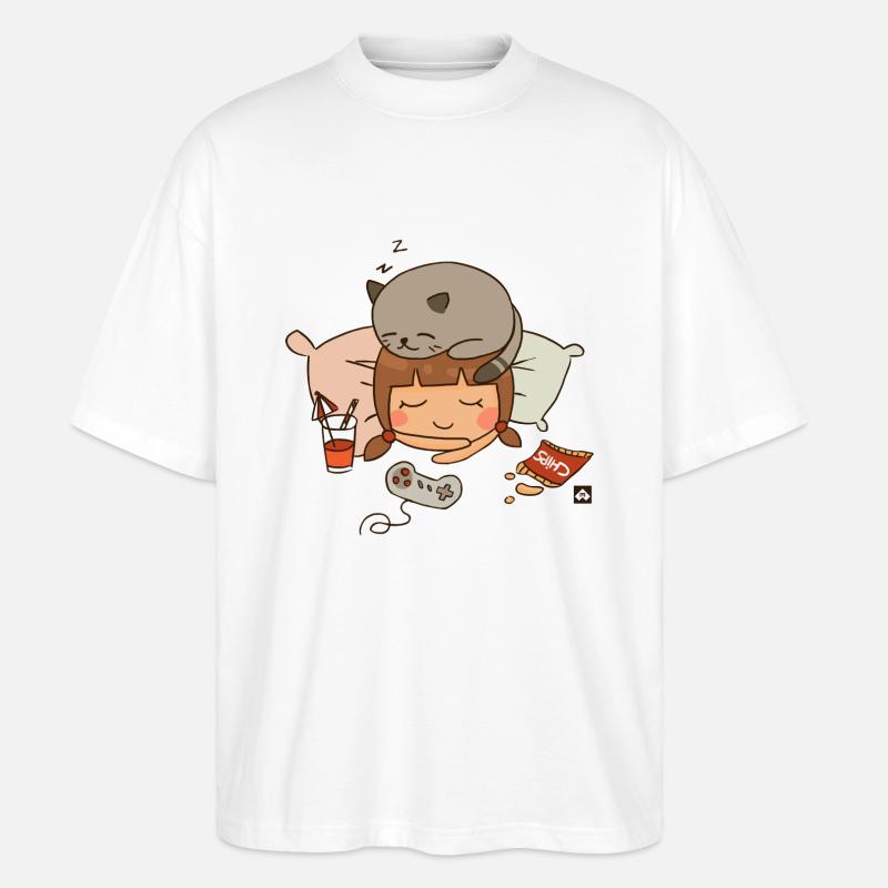Perfektes Wochenende - Stanley/Stella Oversized Unisex Bio T-Shirt Blaster 2.0 - Weiß