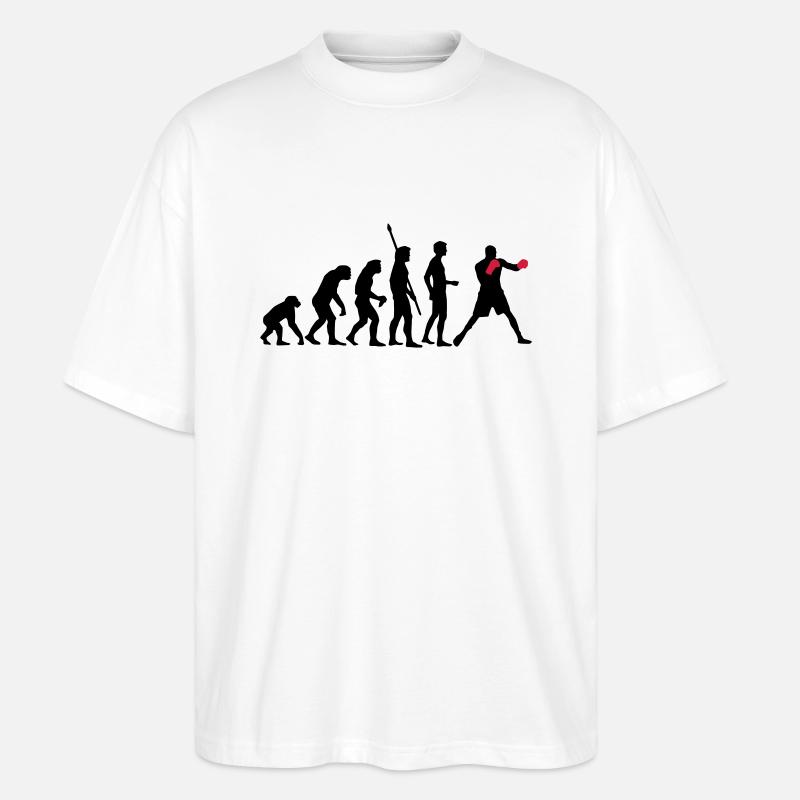 evolution_boxen_b_2c - Stanley/Stella Oversized Unisex Organic T-shirt Blaster 2.0 - white