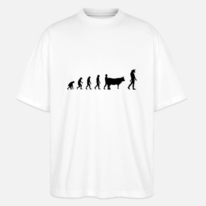 Evolution Mythologie - T-shirt bio Blaster 2.0 coupe oversize Stanley/Stella Unisexe - blanc