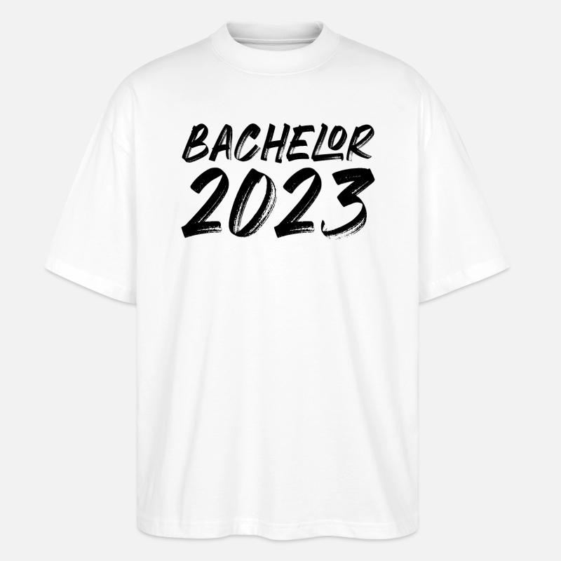Bachelor 2023 - Stanley/Stella Oversized Unisex Bio T-Shirt Blaster 2.0 - Weiß
