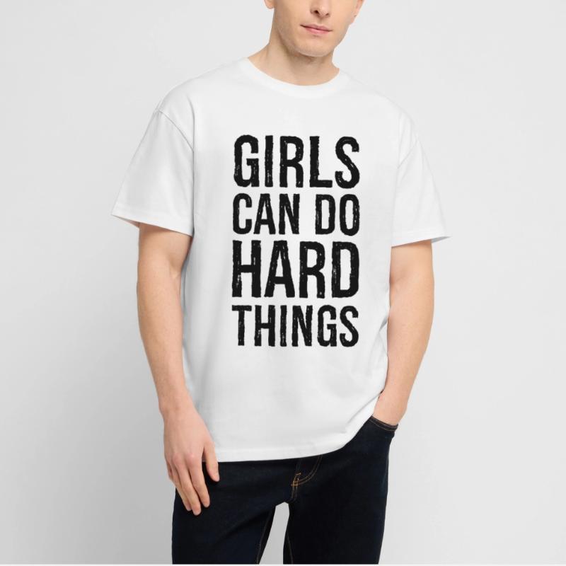 Les filles peuvent faire des choses difficiles T-shirt bio Blaster 2.0 coupe oversize Stanley/Stella Unisexe