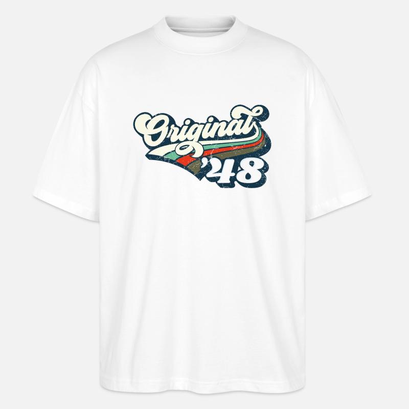 Original `48 - Stanley/Stella Oversized Unisex Bio T-Shirt Blaster 2.0 - Weiß
