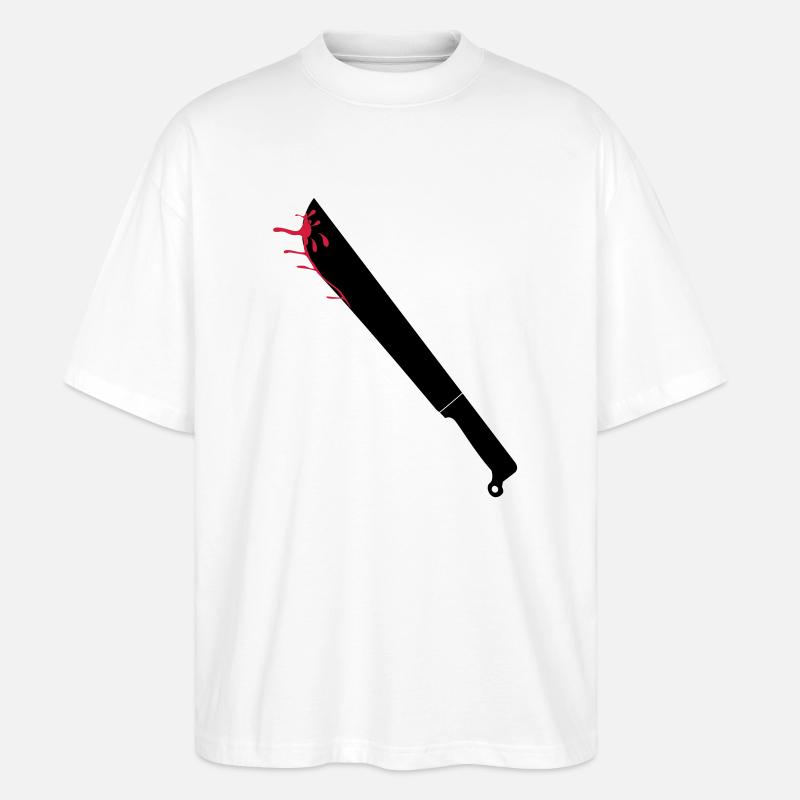 Machete - Stanley/Stella Oversized Unisex Bio T-Shirt Blaster 2.0 - Weiß