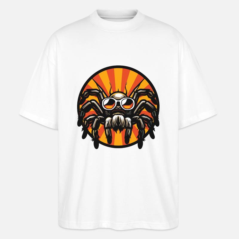 Tarantula Comic Cool Sommer - Stanley/Stella Oversized Unisex Bio T-Shirt Blaster 2.0 - Weiß