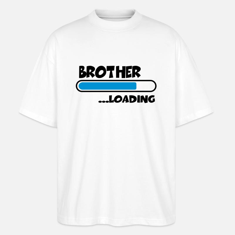 Brother loading - Stanley/Stella Oversized Unisex Organic T-shirt Blaster 2.0 - white