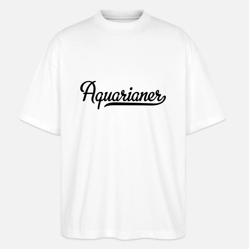 Aquarianer - Stanley/Stella Oversized Unisex Bio T-Shirt Blaster 2.0 - Weiß