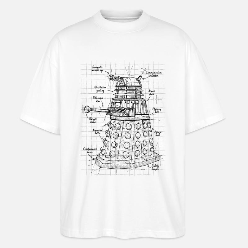 Exterminate project - T-shirt bio Blaster 2.0 coupe oversize Stanley/Stella Unisexe - blanc
