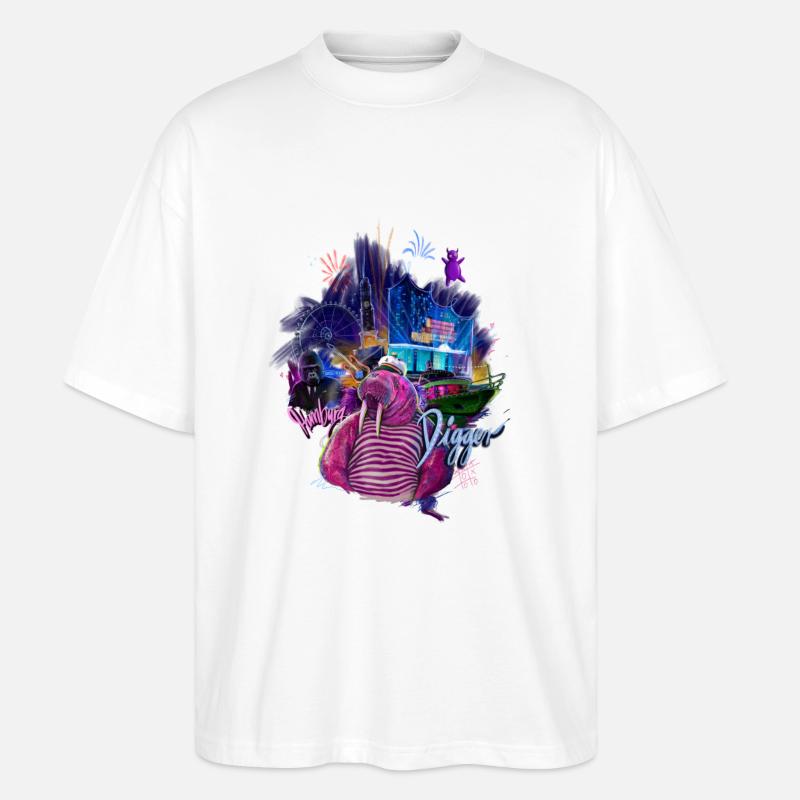 file.png - Stanley/Stella Oversized Unisex Bio T-Shirt Blaster 2.0 - Weiß