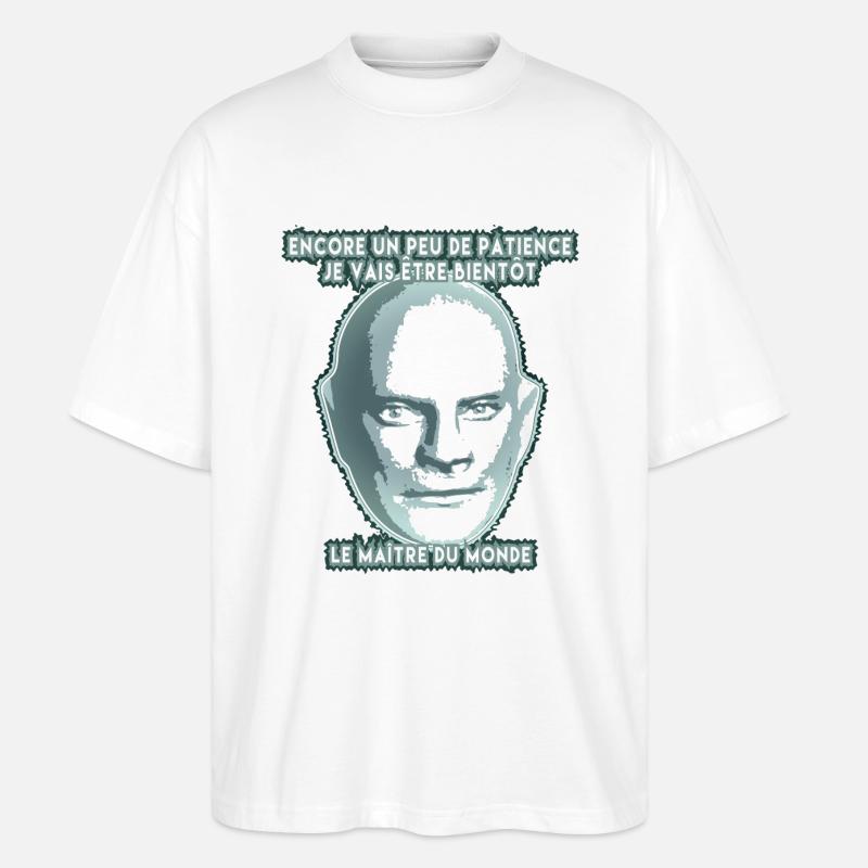 le maitre du monde - T-shirt bio Blaster 2.0 coupe oversize Stanley/Stella Unisexe - blanc