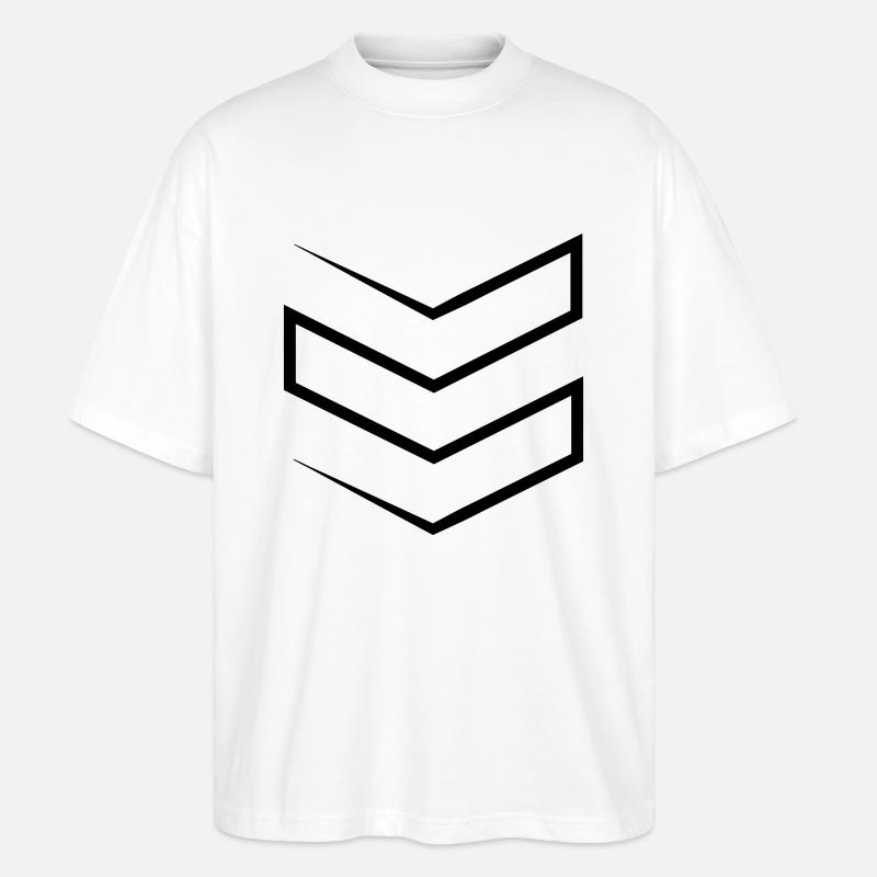 MARINE - Stanley/Stella Oversized Unisex Bio T-Shirt Blaster 2.0 - Weiß