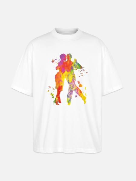 Tango Argentin Danse Milonga Vals - T-shirt bio Blaster 2.0 coupe oversize Stanley/Stella Unisexe - blanc