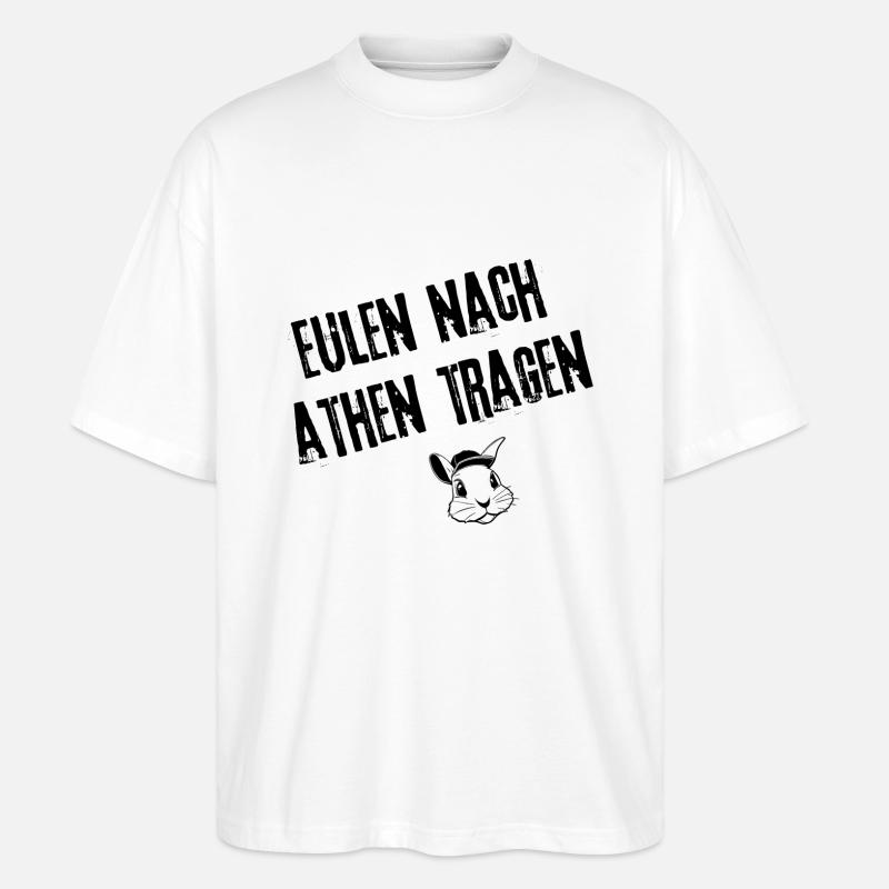Überflüssige Weisheit Designs - Stanley/Stella Oversized Unisex Bio T-Shirt Blaster 2.0 - Weiß