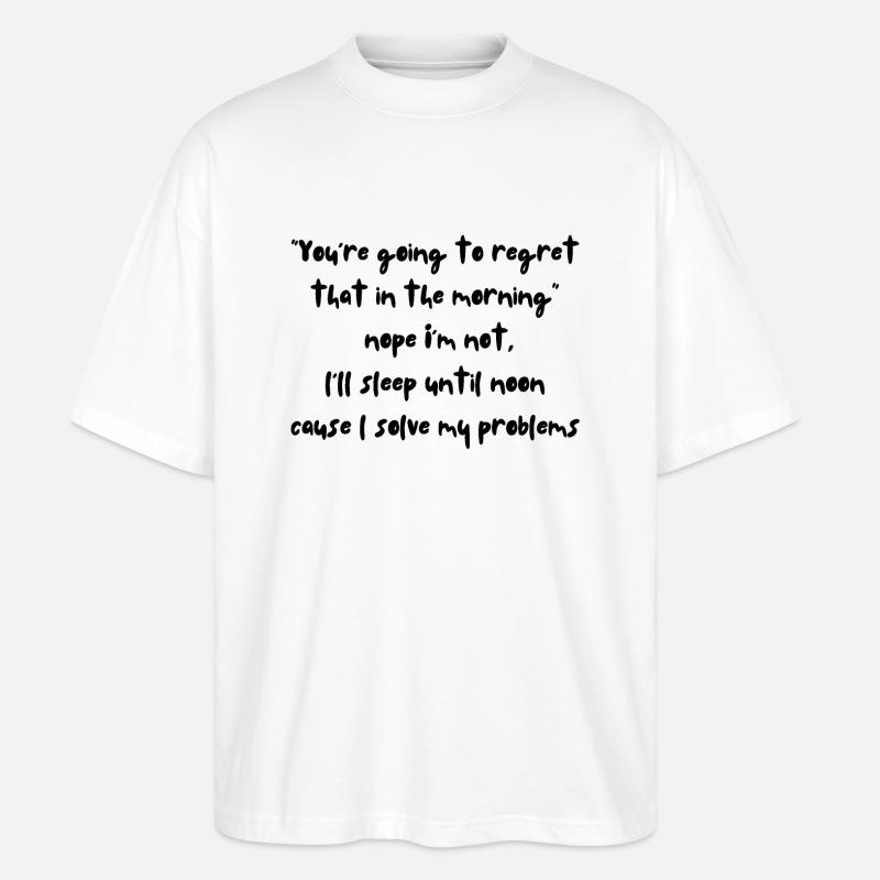 Reue lösen - Stanley/Stella Oversized Unisex Bio T-Shirt Blaster 2.0 - Weiß