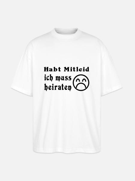wedding - Stanley/Stella Oversized Unisex Organic T-shirt Blaster 2.0 - white